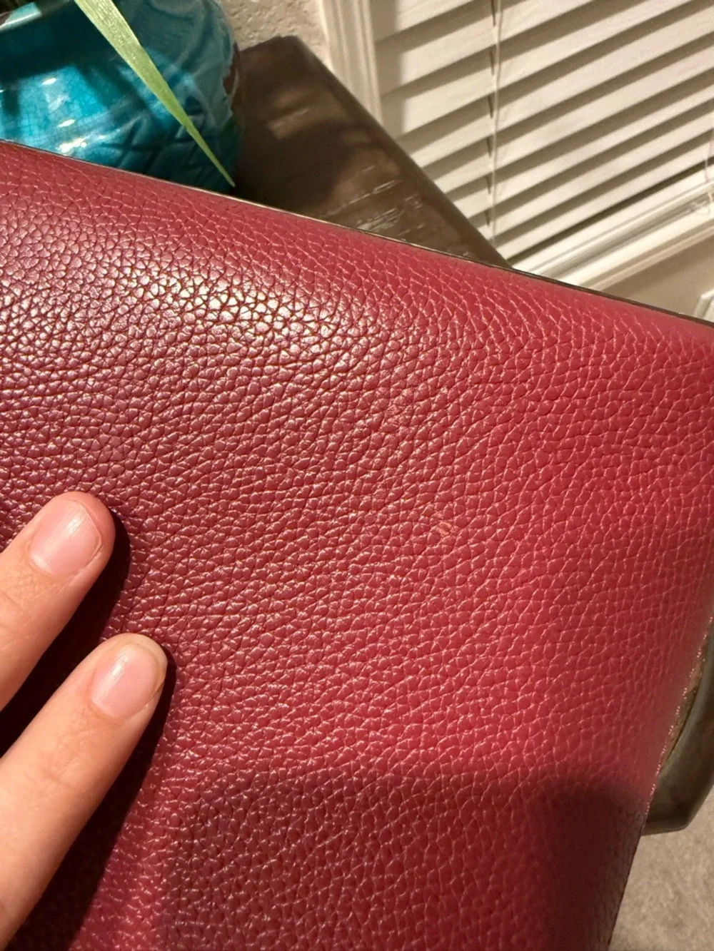 Michael Kors Red Leather Saffiano Tote with Matching Wallet - Picture 3 of 3